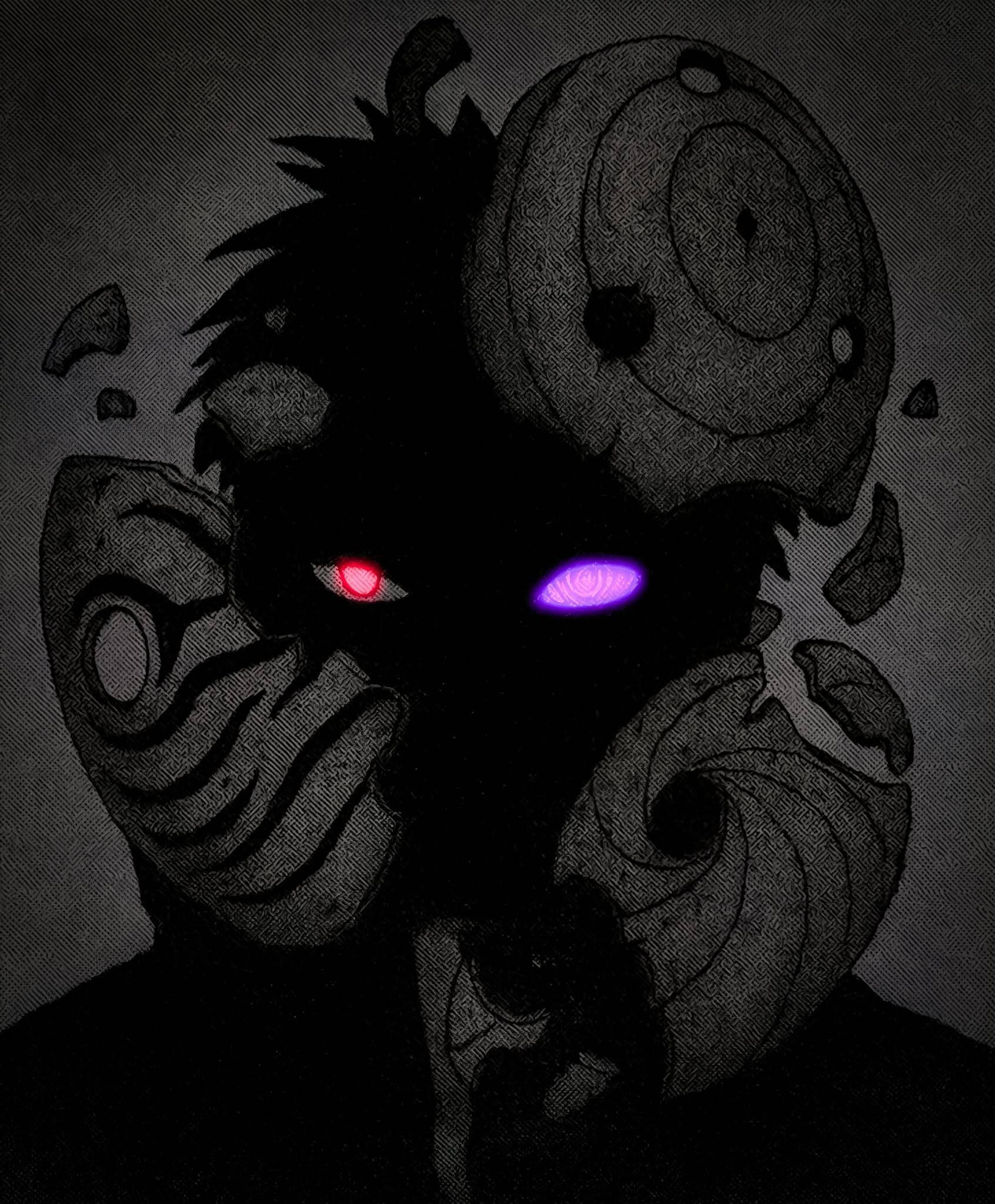 Obito pfp Profile Picture Masked Uchiha with Sharingan Eyes