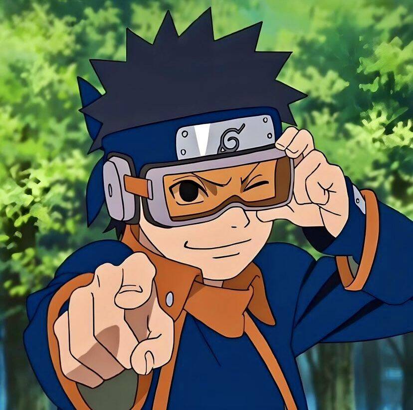 Obito pfp Profile Picture Young Ninja Smiling Pose