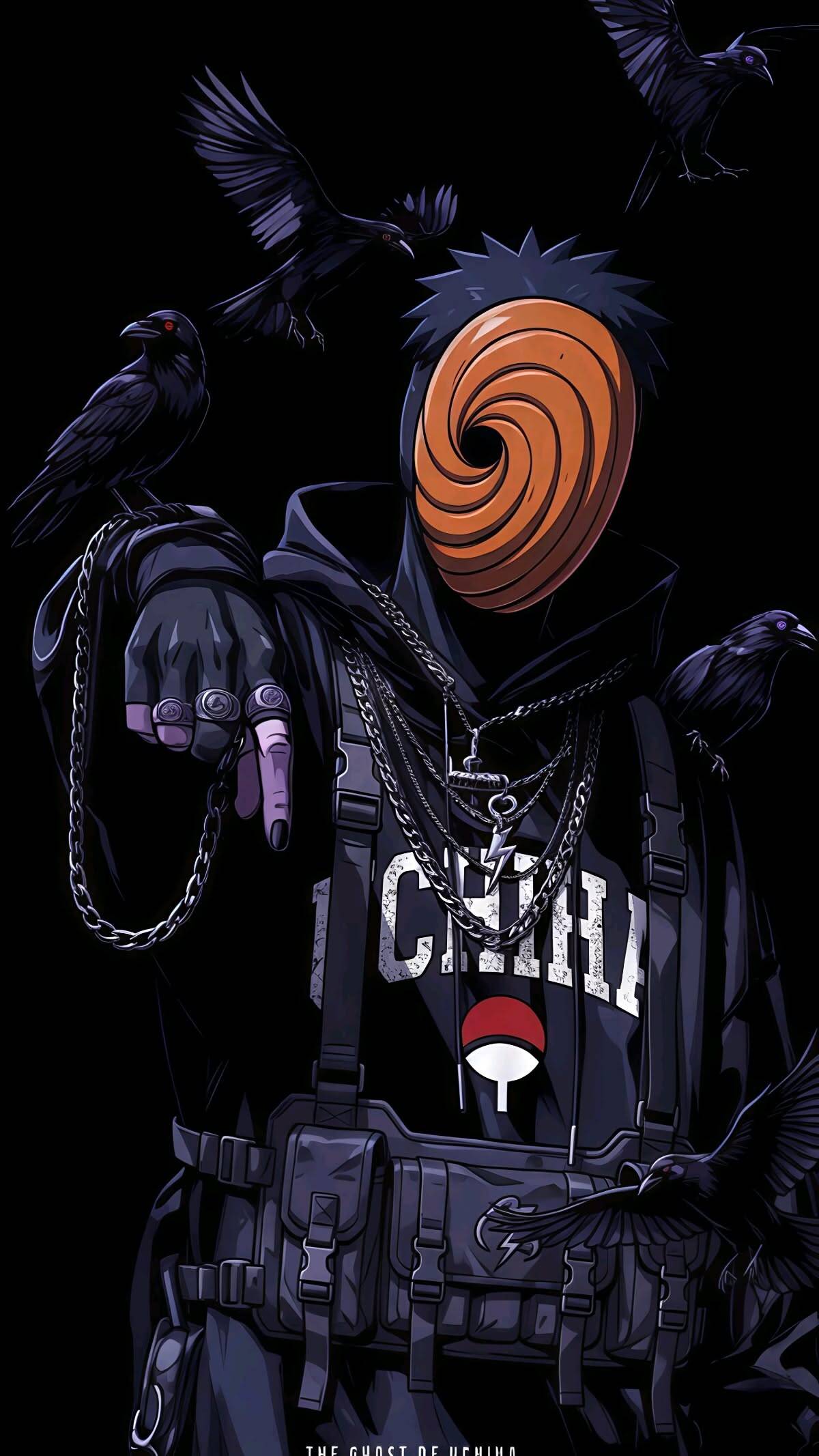 Obito pfp Profile Picture Tobi Spiral Mask Dark Aesthetic