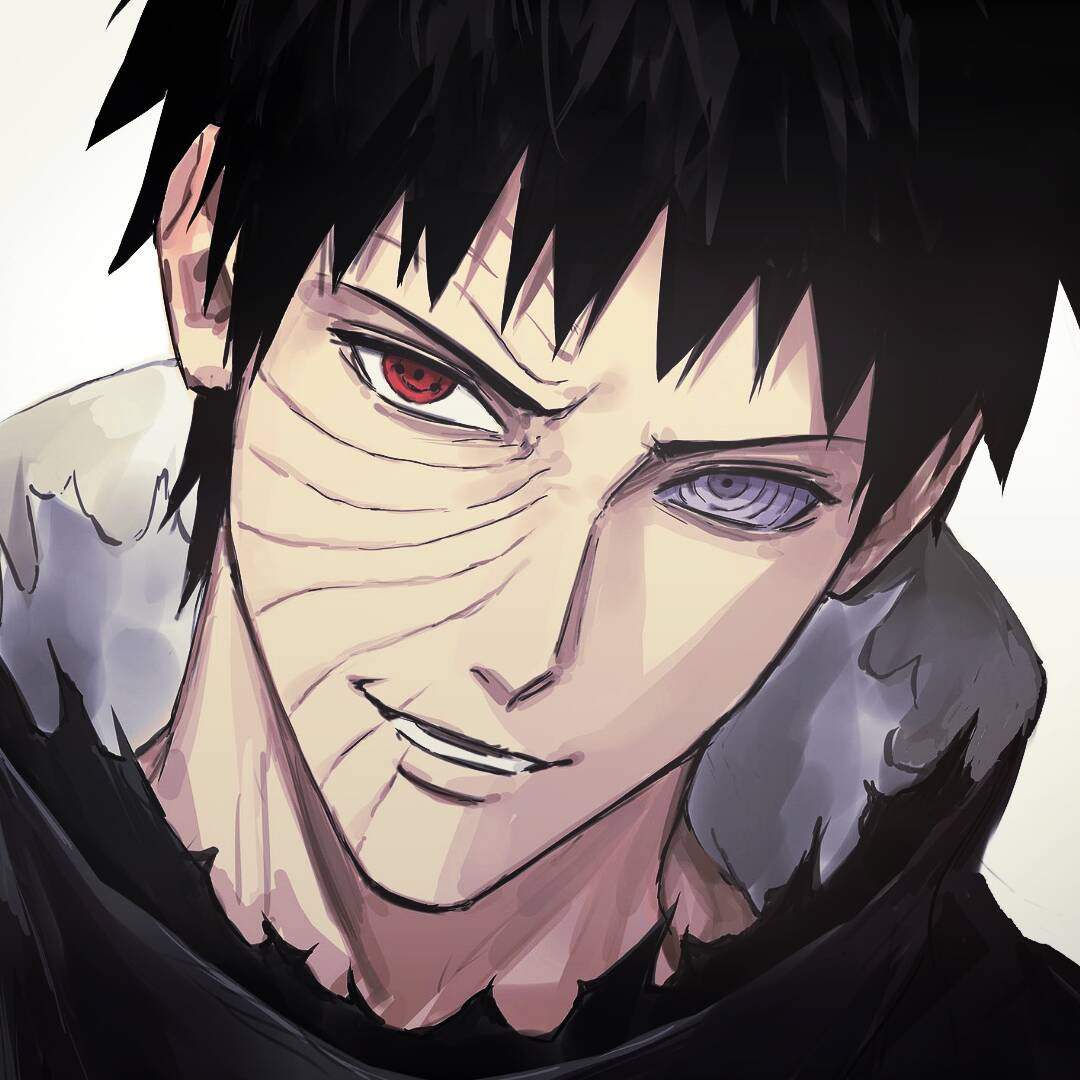 Obito pfp Profile Picture Uchiha Mask Dual Sharingan Eyes
