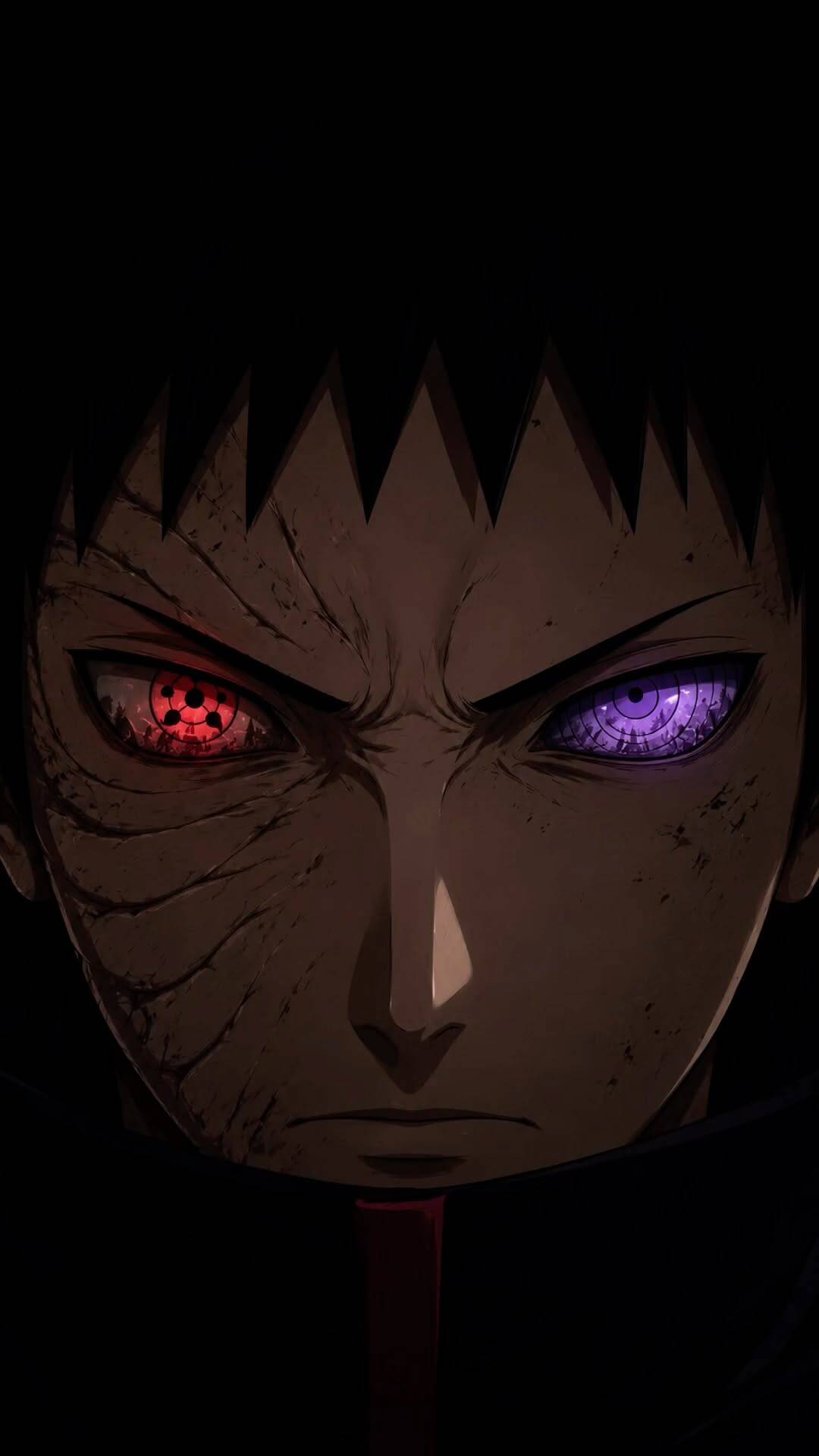 Obito pfp Profile Picture Sharingan Eye Red and Purple