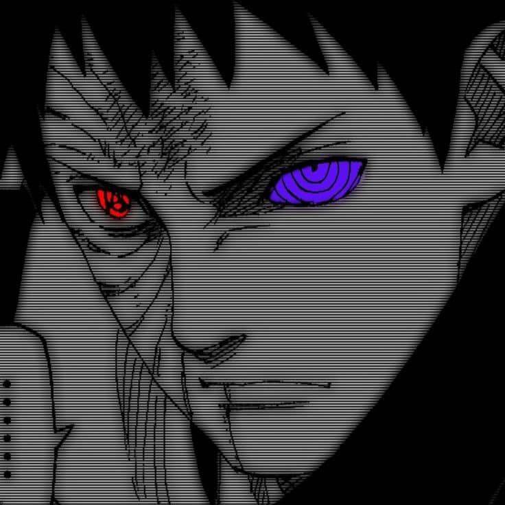 Obito pfp Profile Picture Sharingan Eye Purple and Red
