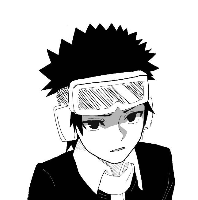 Obito pfp Profile Picture Black and White Manga Style