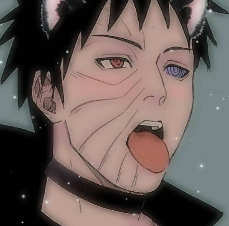 Obito pfp Profile Picture Cat Ears Playful Expression