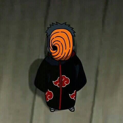 Obito pfp Profile Picture Tobi Orange Spiral Mask Akatsuki Cloak