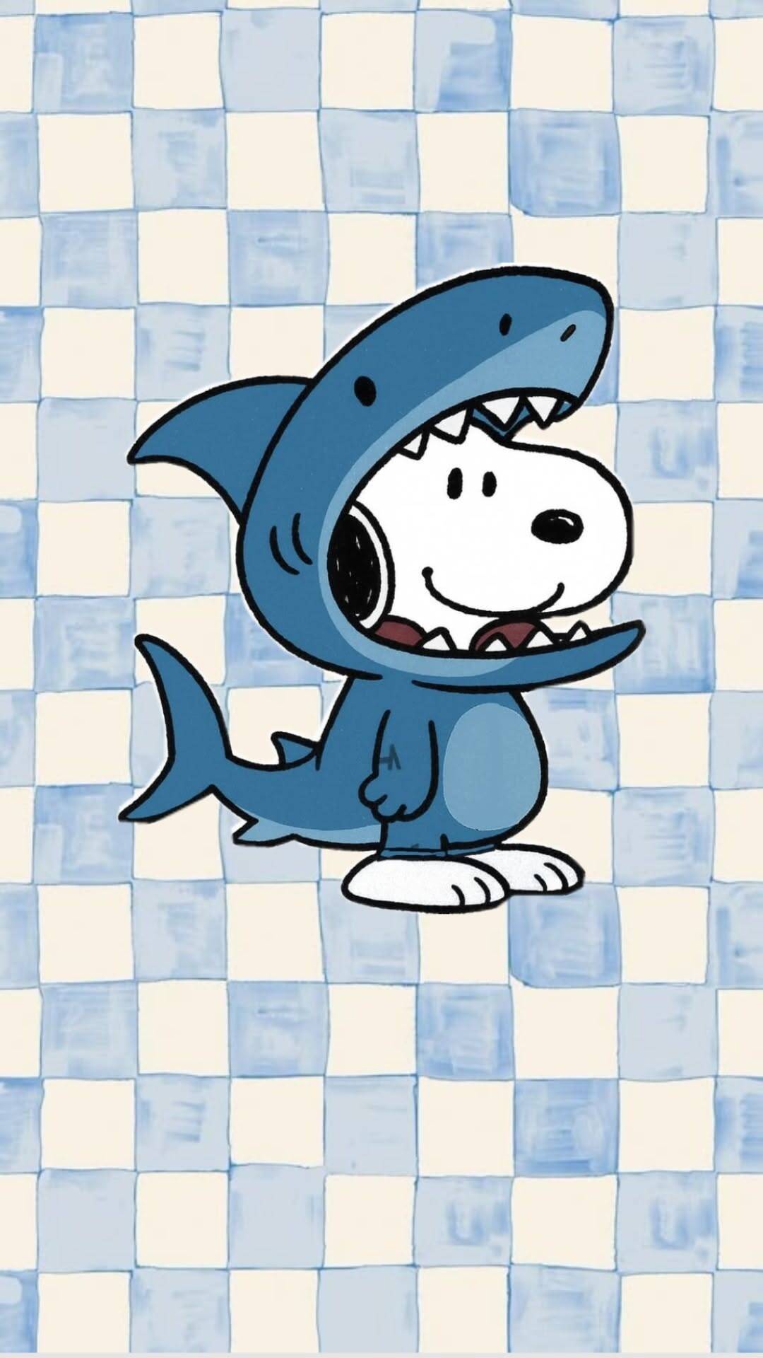 Snoopy pfp Profile Picture Adorable Shark Costume