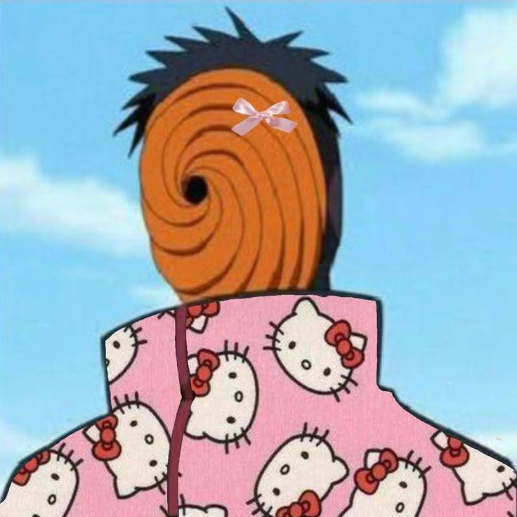 Obito pfp Profile Picture Cute Hello Kitty Cloak