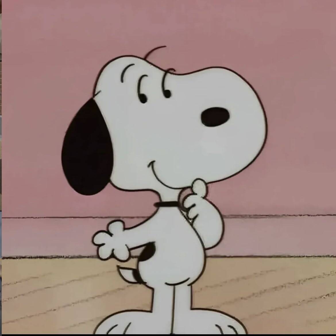 Snoopy pfp Profile Picture Cheerful Smile and Playful Pose