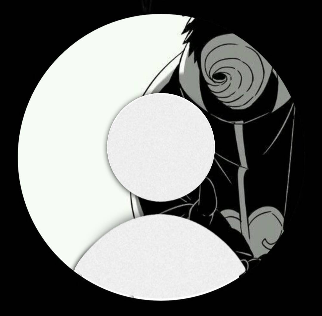 Obito pfp Profile Picture Black and White Manga Style