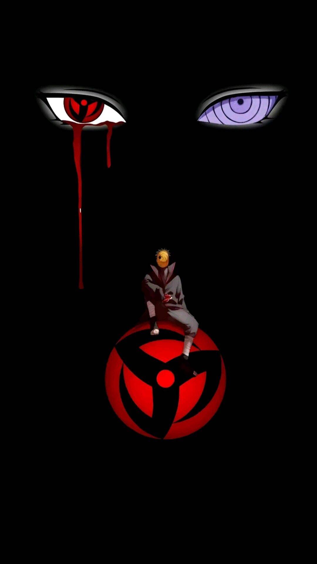 Obito pfp Profile Picture Sharingan Eye Blood Red