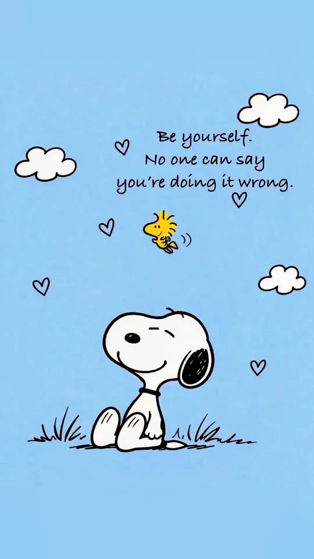 Snoopy pfp Profile Picture Be Yourself with Woodstock Bird Inspiration