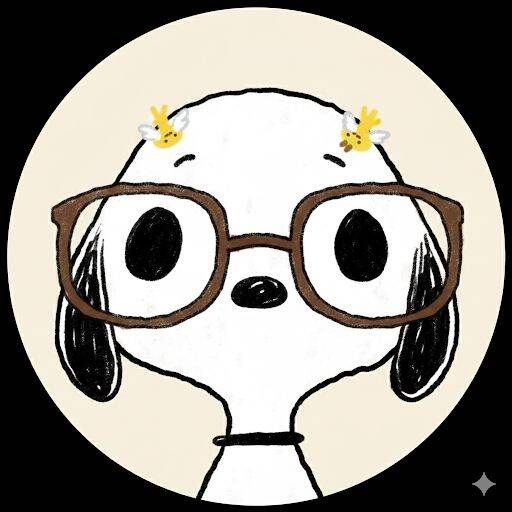 Snoopy pfp Profile Picture Cute with Glasses and Flowers