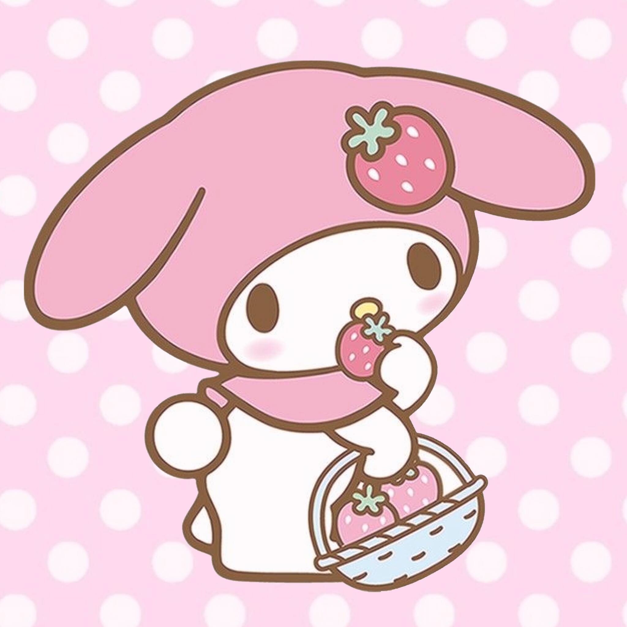 My Melody pfp Profile Picture Cute Strawberry Basket
