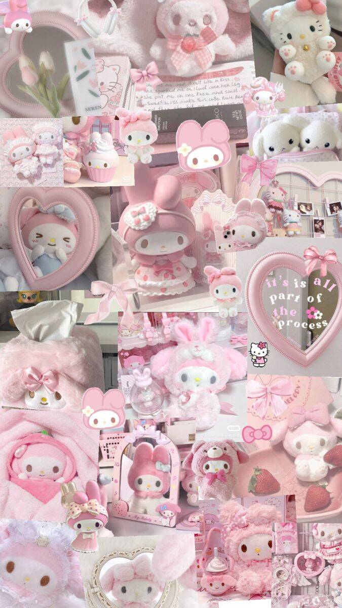 My Melody pfp Profile Picture Cute Pink Aesthetic Collage