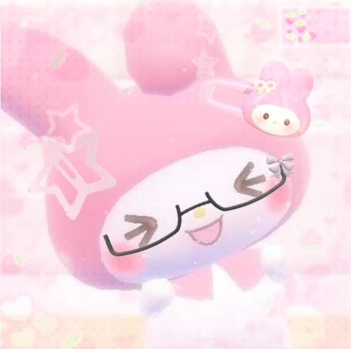 My Melody pfp Profile Picture Cute Kawaii Blushing Face