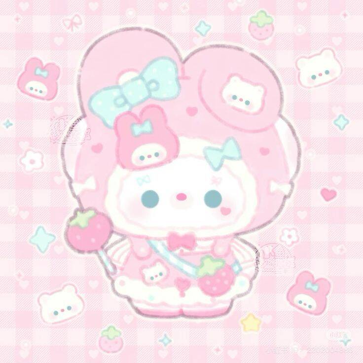My Melody pfp Profile Picture Cute Strawberry Character