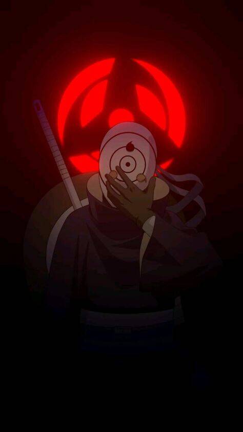 Obito pfp Profile Picture Uchiha Mask Red Sharingan Background