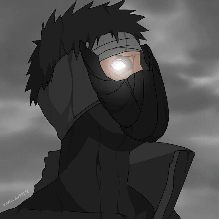 Obito pfp Profile Picture Dark Aesthetic Uchiha Mask