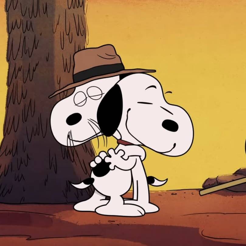 Snoopy pfp Profile Picture Relaxing with a Hat