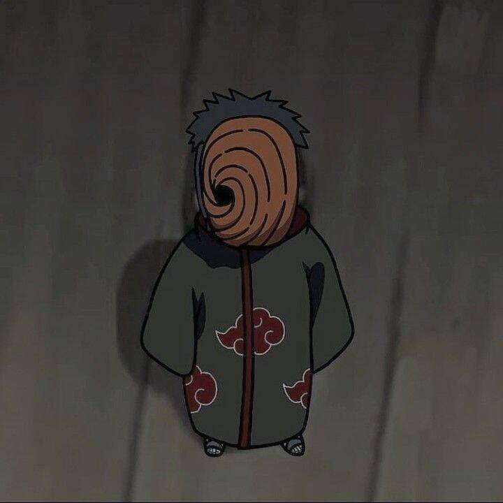 Obito pfp Profile Picture Akatsuki Cloak Back View