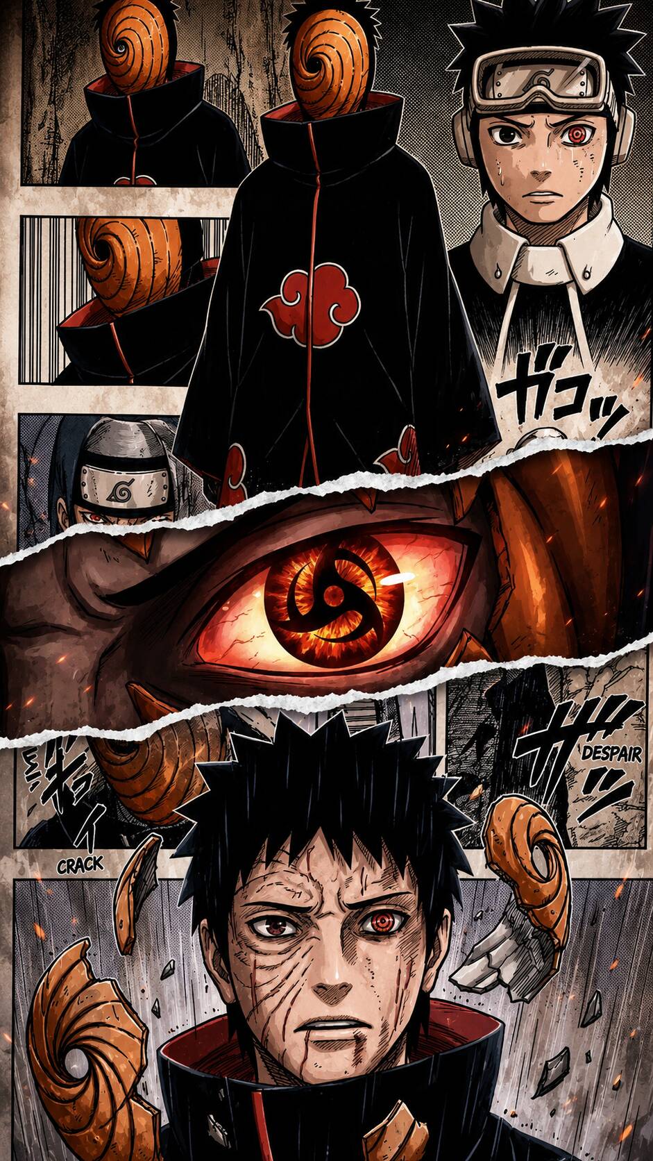 Obito pfp Profile Picture Uchiha Mask with Sharingan Eye