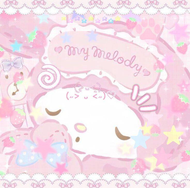 My Melody pfp Profile Picture Cute Pastel Dreamy Design