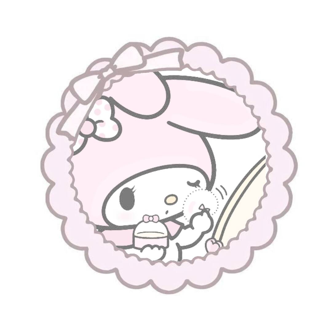 My Melody pfp Profile Picture Cute Bunny with Cupcake