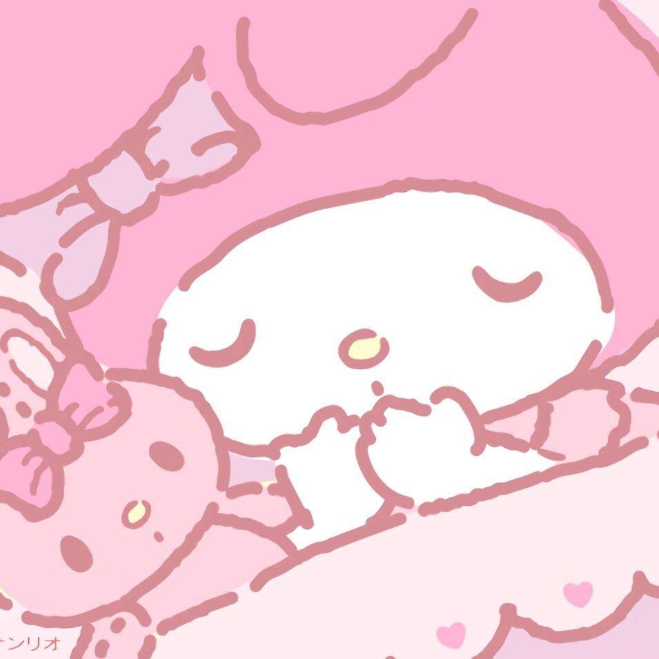 My Melody pfp Profile Picture Cute Pink Bow Kawaii Style