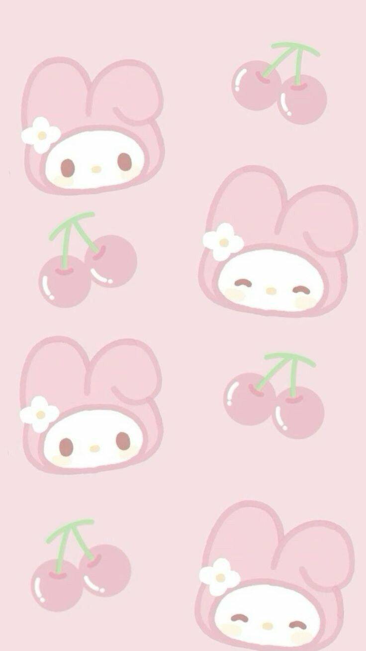 My Melody pfp Profile Picture Cute Pink Cherry Design