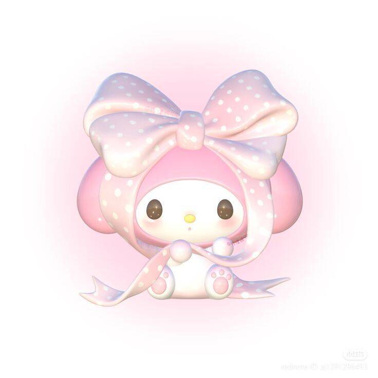 My Melody pfp Profile Picture Cute Pink Bow Kawaii Style