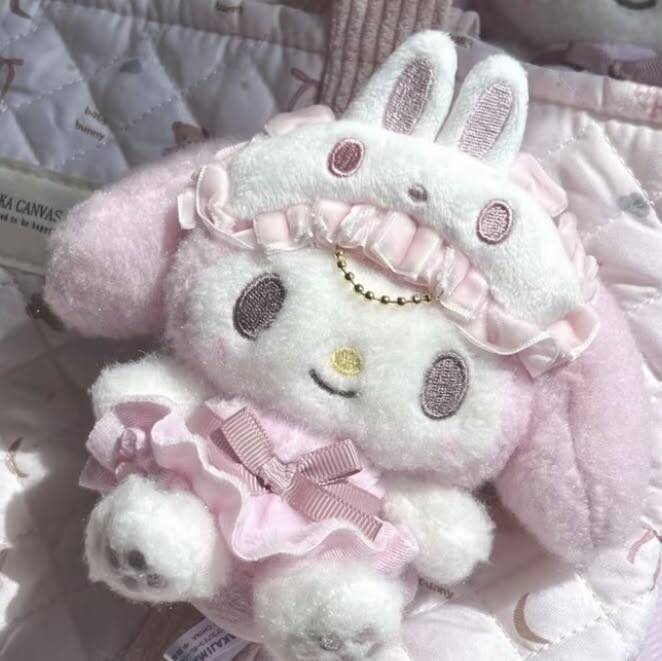 My Melody pfp Profile Picture Cute Plush Bunny Outfit