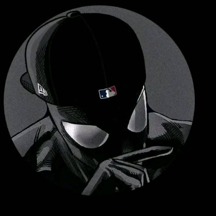 Baseball pfp Profile Picture Player in Shadowed Cap