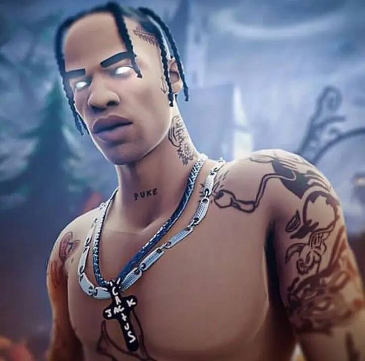 Travis Scott pfp Profile Picture with Unique Art Style