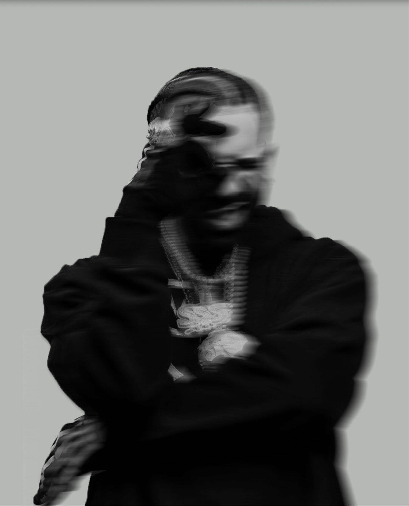 Drake pfp Profile Picture Black and White Aesthetic