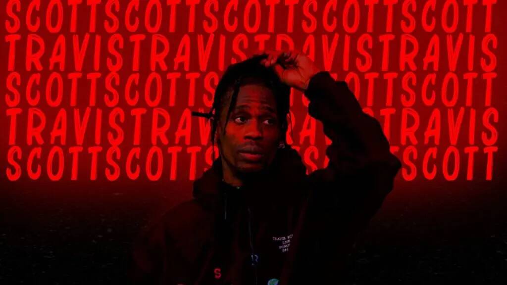 Travis Scott pfp Profile Picture Red Background Cool Vibes