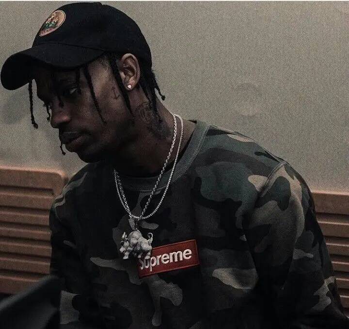 Travis Scott pfp Profile Picture Supreme Camo Style