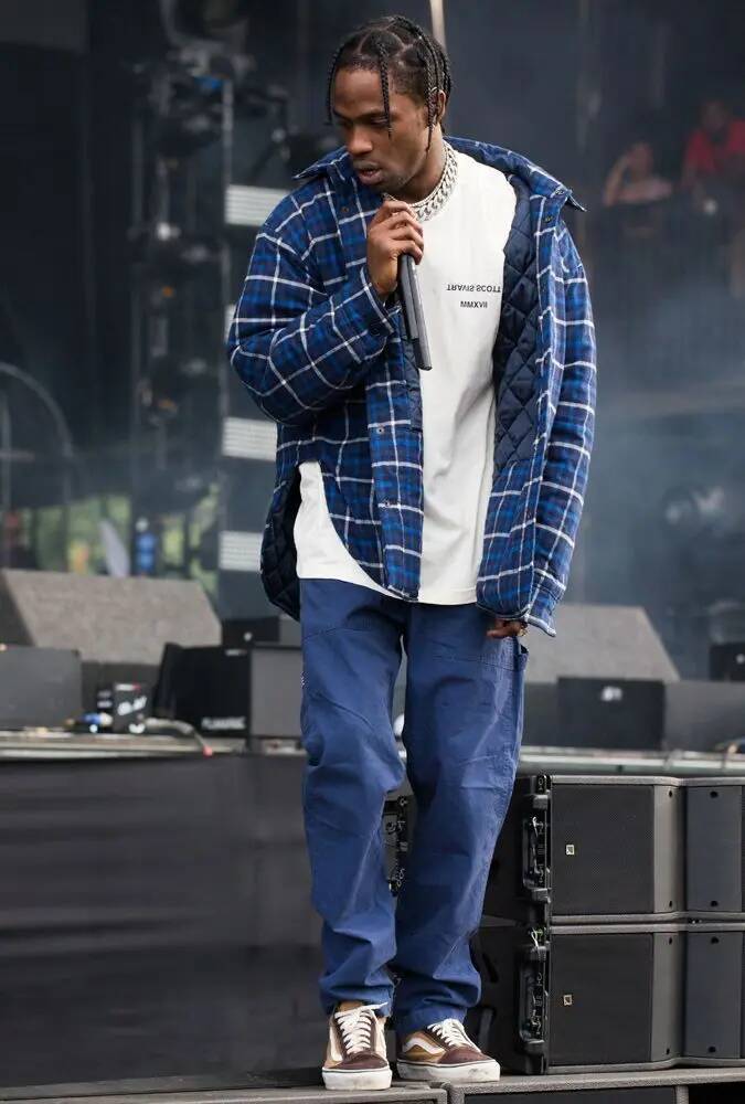 Travis Scott pfp Profile Picture Stylish Performance Look