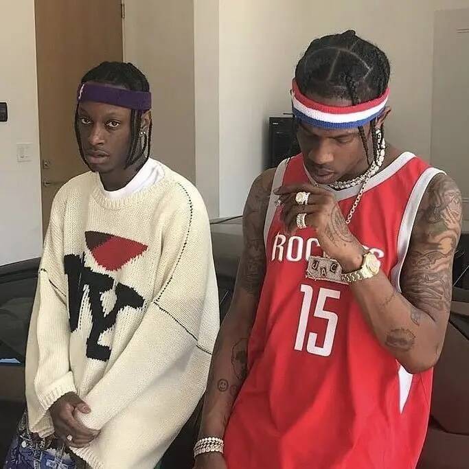 Travis Scott pfp Profile Picture with Stylish Braids and Streetwear