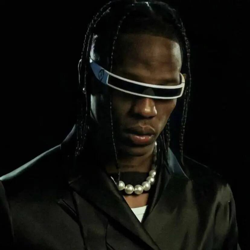 Travis Scott pfp Profile Picture Futuristic Style with Sunglasses