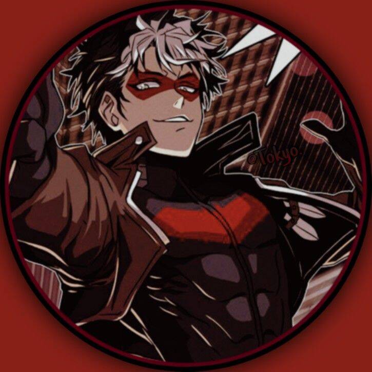 Red pfp Profile Picture Aesthetic Heroic Character