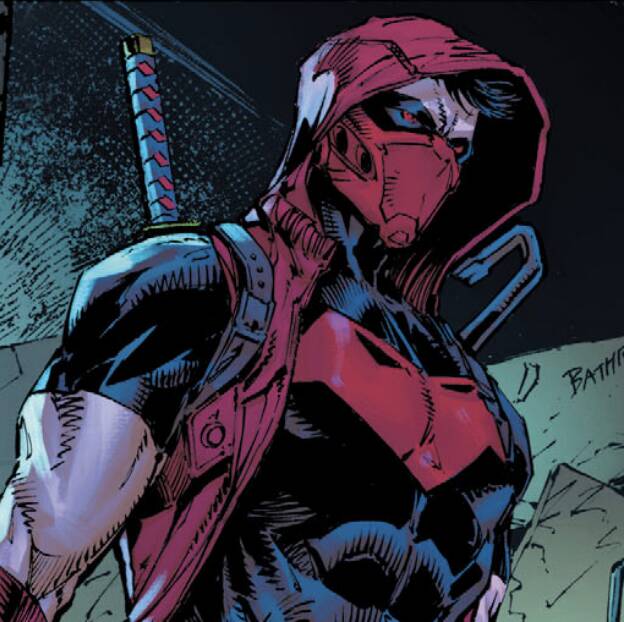 Red pfp Profile Picture Aesthetic Heroic Red Hooded Character