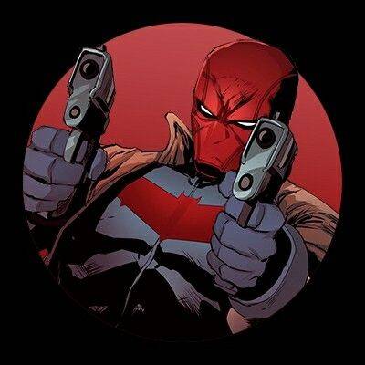 Red pfp Profile Picture Red Hood Comic Character Action