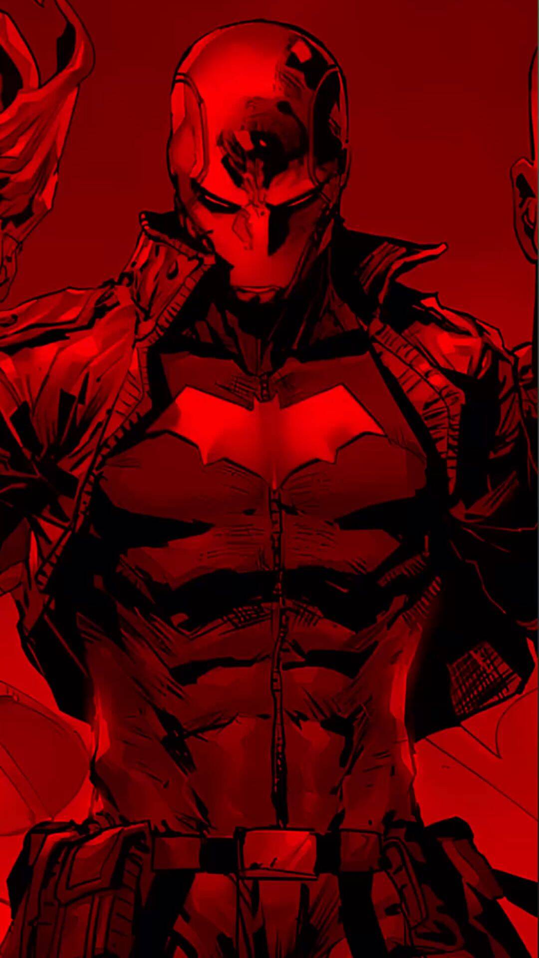 Red pfp Profile Picture Dark Red Batman Character