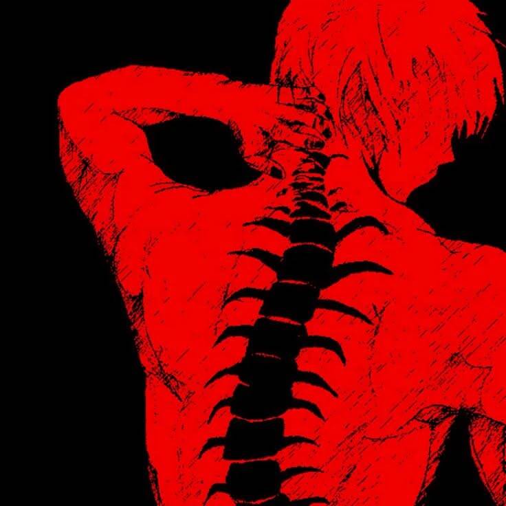 Red pfp Profile Picture Aesthetic Spine Art