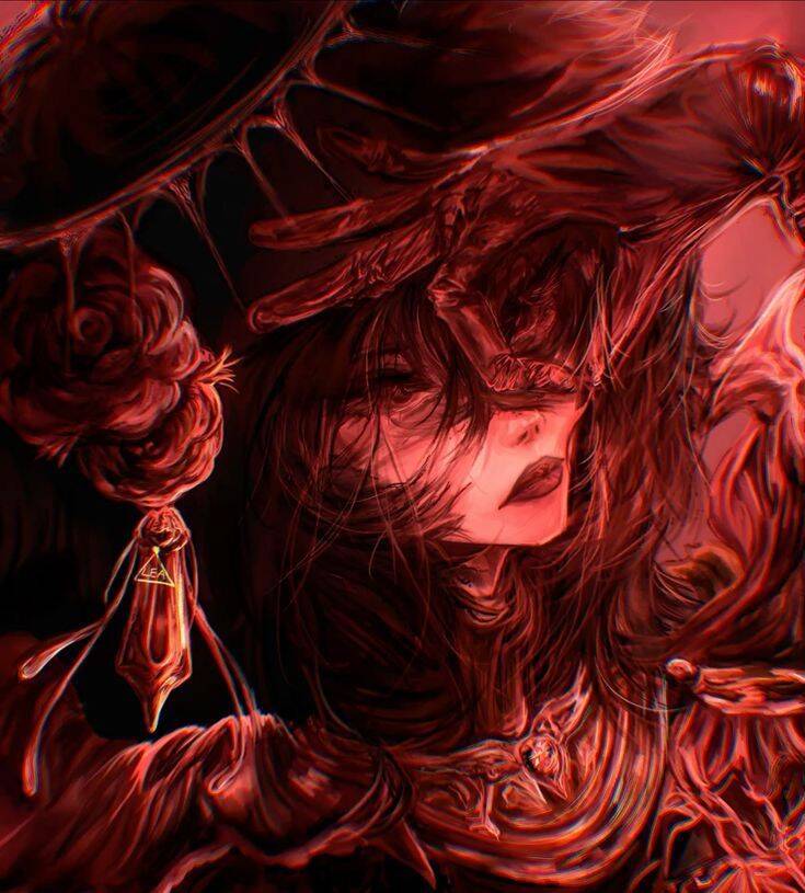 Aesthetic Red PFP Profile Picture Dark Fantasy
