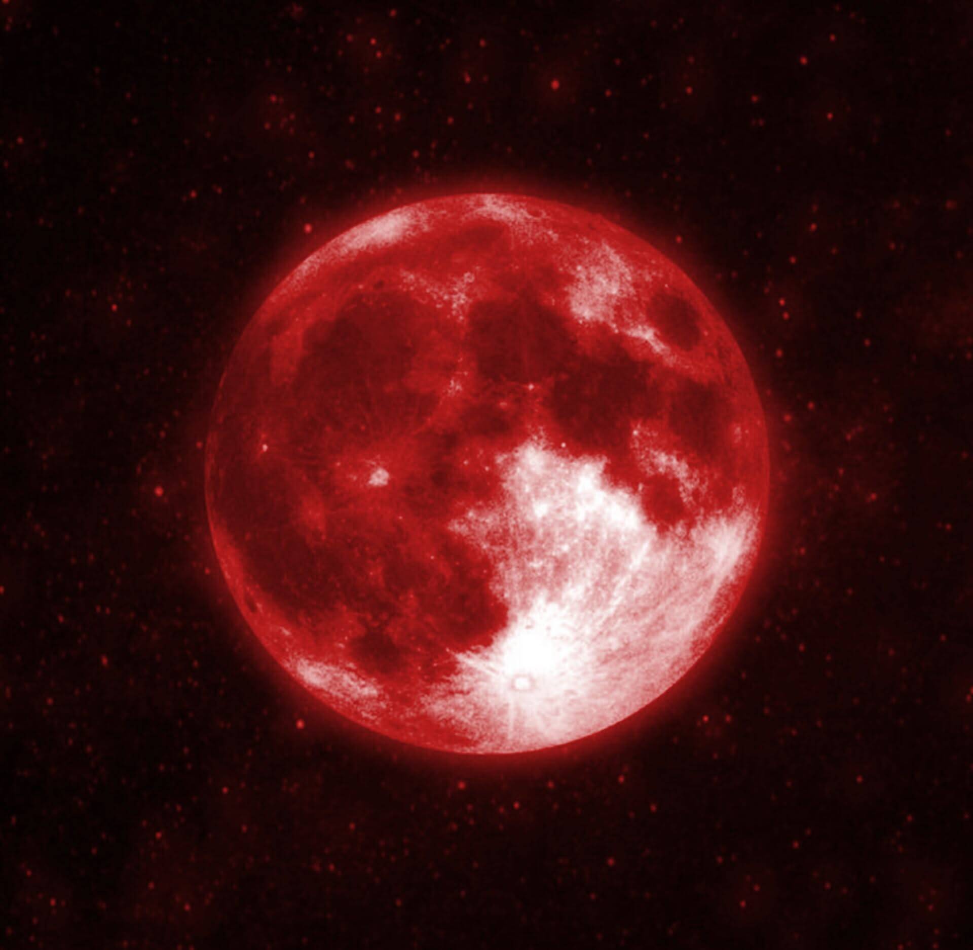 Red Moon pfp Profile Picture Aesthetic Dark Red