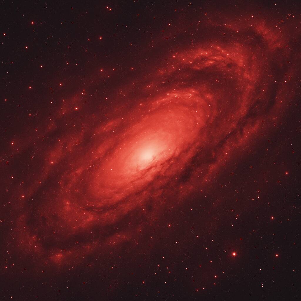 Red Galaxy PFP Profile Picture Cosmic Aesthetic