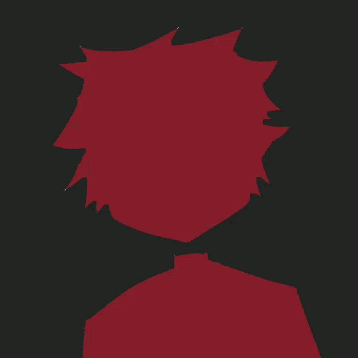 Red pfp Profile Picture Aesthetic Dark Red Silhouette