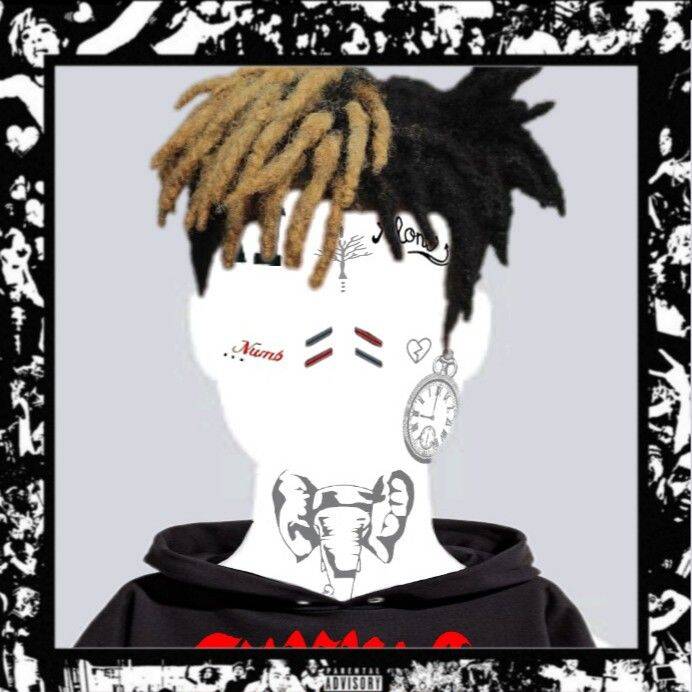 XXXTentacion pfp Profile Picture Minimalist Art with Tattoos