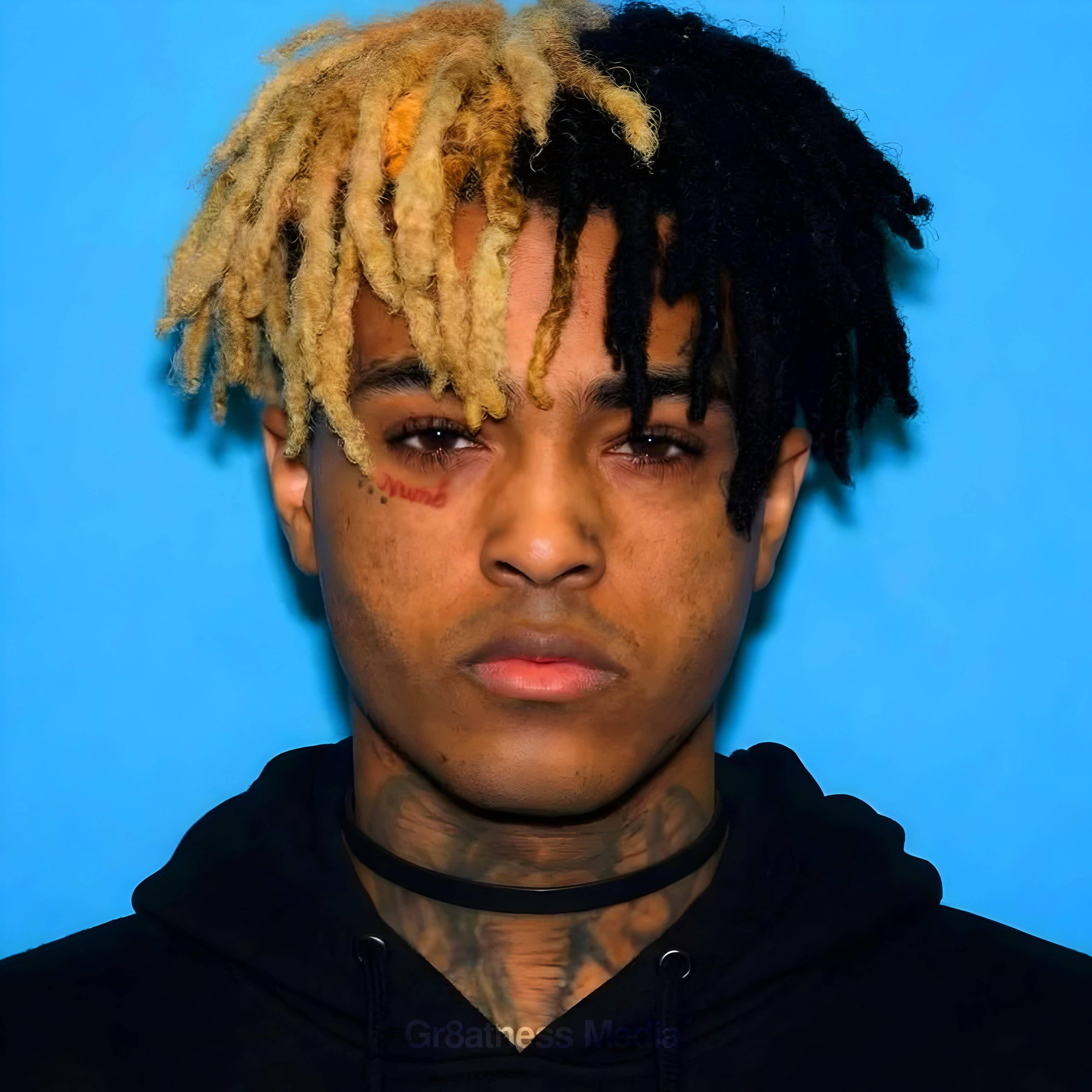 XXXTentacion pfp Profile Picture Blonde and Black Dreadlocks